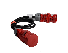Reduzierung 400V / 32A - 4P -&gt; 32A - 5P